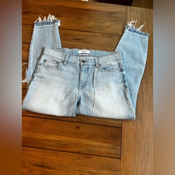 PISTOLA Classic Mid-Rise Light Blue Women’s Jeans; Size 30 - Picture 9 of 12